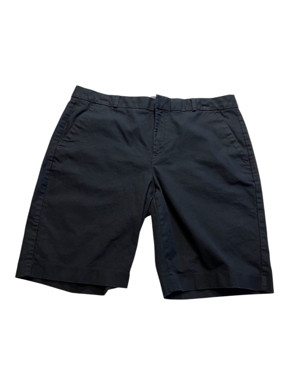 EUC Banana Republic high rise black flat front shorts | size 14